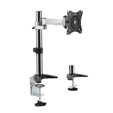 LogiLink Monitortartó, 13-27&quot;, alumínium, 246 mm karhossz tv állvány és fali konzol