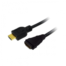 LogiLink nagy sebességű HDMI kábel Ethernettel, 2 méter kábel és adapter