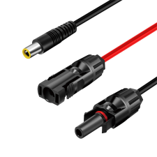  Logilink Napelemes adapter kábel, DC7909/M - 2x MC4/MF, CU, fekete/piros, 1,8 m kábel és adapter