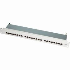 LogiLink NWSZ Patchpanel 19" 24P CAT6 LogiLink Grey (NP0040A) asztali számítógép kellék