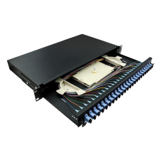LogiLink Optikai kábel elosztó, 19&quot; (ODF) SC-SX 24 P, fekete egyéb hálózati eszköz