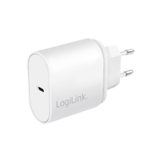 LogiLink PA0261 1xUSB-C (PD) 20W hálózati töltő fehér mobiltelefon kellék