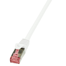 LogiLink patch kábel, Cat6 S/FTP PIMF PrimeLine 30m fehér (CQ2121S) kábel és adapter