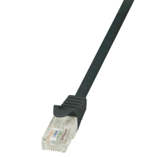 LogiLink - patch kábel, CAT 5e UTP 3m fekete - CP1063U kábel és adapter