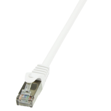 LogiLink patch kábel, Cat.6 F/UTP EconLine 20m fehér kábel és adapter