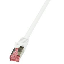 LogiLink patch kábel, Cat.6 S/FTP PIMF PrimeLine 5,00m fehér kábel és adapter