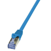 LogiLink - patch kábel, Cat.6A 10G S/FTP PIMF PrimeLine kék 0,50m - CQ3026S