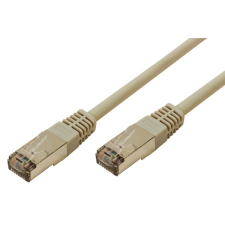 LogiLink Patch kábel Econline, Cat.5e, SF/UTP, szürke, 0,5 m kábel és adapter