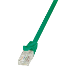 LogiLink Patch kábel Econline, Cat.5e, U/UTP, zöld, 2 m (CP1055U) kábel és adapter