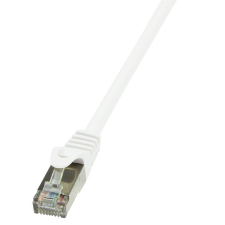 LogiLink Patch kábel Econline, Cat.6, F/UTP, fehér, 1 m kábel és adapter