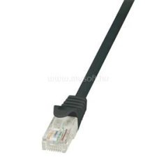 LogiLink Patch kábel Econline, Cat.6, U/UTP, fekete, 10 m (LOGILINK_CP2093U) kábel és adapter