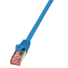 LogiLink patch kábel primeline, cat.6, s/ftp, kék, 2 m kábel és adapter