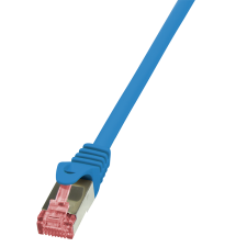 LogiLink Patch kábel PrimeLine, Cat.6, S/FTP, kék, 5 m kábel és adapter