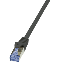 LogiLink Patch kábel PrimeLine, Cat.6A, S/FTP, fekete, 50 m kábel és adapter