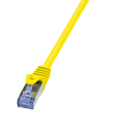 LogiLink Patch kábel PrimeLine, Cat.6A, S/FTP, sárga, 10 m kábel és adapter