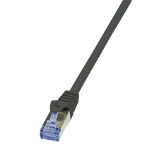 LogiLink Patch kábel PrimeLine, Cat.7 kábel, S/FTP, fekete, 7,5 m kábel és adapter