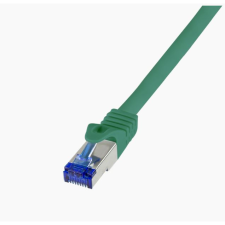 LogiLink Patch kábel Ultraflex Cat.6A S/FTP 15m zöld (C6A105S) (C6A105S) kábel és adapter
