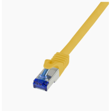 LogiLink Patch kábel Ultraflex Cat.6A S/FTP 3m sárga (C6A067S) (C6A067S) kábel és adapter