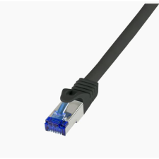 LogiLink Patch kábel Ultraflex Cat.6A S/FTP 50m fekete (C6A143S) (C6A143S) kábel és adapter