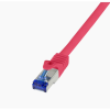 LogiLink Patch kábel Ultraflex Cat.6A S/FTP 5m piros (C6A074S) (C6A074S)