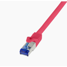 LogiLink Patch kábel Ultraflex Cat.6A S/FTP 5m piros (C6A074S) (C6A074S) kábel és adapter
