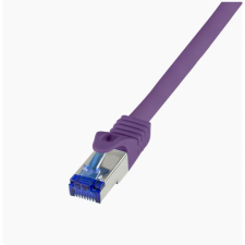 LogiLink Patch kábel Ultraflex Cat.6A S/FTP 7,5m lila (C6A089S) (C6A089S) kábel és adapter