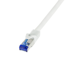 LogiLink Patch kábel Ultraflex, Cat.6A, S/FTP, fehér, 20 m kábel és adapter