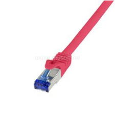 LogiLink Patch kábel Ultraflex, Cat.6A, S/FTP, piros, 10 m (LOGILINK_C6A094S) kábel és adapter