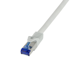 LogiLink Patch kábel Ultraflex, Cat.6A, S/FTP, szürke, 3 m kábel és adapter