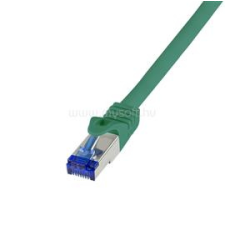LogiLink Patch kábel Ultraflex, Cat.6A, S/FTP, zöld, 5 m (LOGILINK_C6A075S) kábel és adapter