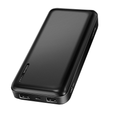 Logilink Powerbank 20 000 mAh, 2x USB-A, 1x USB-C, fekete power bank