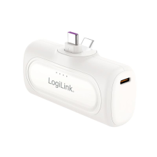 LogiLink Powerbank 5000 mAh 2x USB-C fehér (PA0349W) (PA0349W) power bank