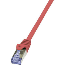 LogiLink RJ45 Hálózati csatlakozókábel, CAT 6A S/FTP [1x RJ45 dugó - 1x RJ45 dugó] 3 m, piros LogiLink kábel és adapter