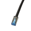 LogiLink S/FTP CAT6a Patch kábel 1m Fekete