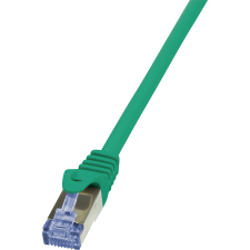 LogiLink - S/FTP Cat6A PIMF PrimeLine patch kábel 0,25m - CQ3015S kábel és adapter