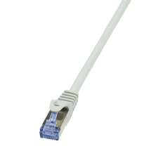 LogiLink S/FTP CAT7 Patch kábel 1.5m Szürke kábel és adapter