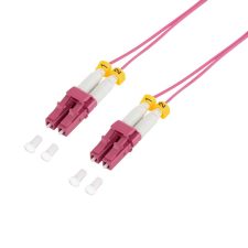 LogiLink szupervékony OM4 szálas patch kábel LC-LC duplex 2 m (FS4LC02) (FS4LC02) kábel és adapter