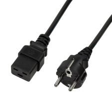 LogiLink Tápkábel, CEE 7/7 (90 ) IEC C19, 1,8 m kábel és adapter