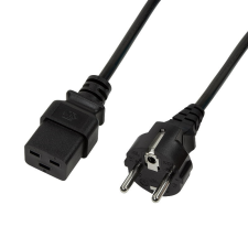 LogiLink Tápkábel, CEE 7/7 (90 ) IEC C19, 1 m kábel és adapter