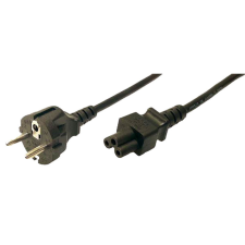  Logilink Tápkábel, CEE 7/7 - IEC C5, 1,8 m kábel és adapter