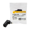 LogiLink Toslink apa - Toslink anya derékszögű audio adapter fekete (CA1017) (CA1017)
