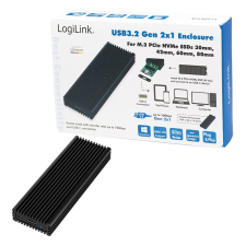 LogiLink UA0346 M.2 NVMe külső SSD ház fekete (UA0346) asztali számítógép kellék