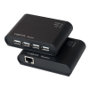 LogiLink USB 2.0 Cat.5 hosszabító akár 50 m-ig 4-port hub-al