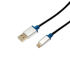 LogiLink USB 2.0 kábel USB-A/M - Micro-USB/M alu 1,5m (BUAM215) kábel és adapter