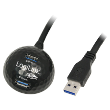 LogiLink USB 3.0 hosszabbító kábel dokkolóval asztali számítógép kellék