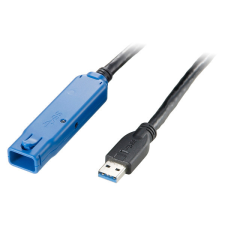 LogiLink USB 3.0 ismétlő kábel, 10 m kábel és adapter