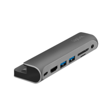 LogiLink USB 3.2 Gen1 dokkolóállomás, 7-portos, PD, iPadhez, alumínium tablet kellék