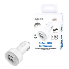 LogiLink USB autós töltő 10,5W (PA0227) (PA0227) mobiltelefon kellék