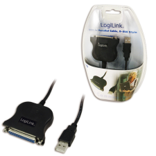LogiLink USB-ből párhuzamos kábel (parallel), D-SUB, 25pin kábel és adapter