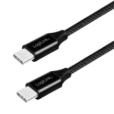 LogiLink USB-C - USB-C kábel 1m fekete (CU0153) kábel és adapter